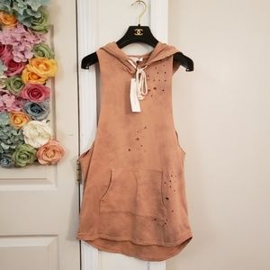 New DANCE & MARVEL Brown Hoodie